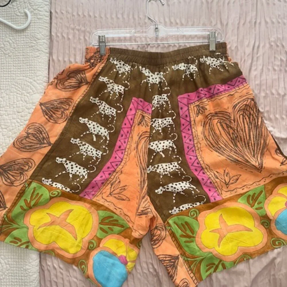 No name vintage shorts with pockets and‎ elastic waistband
